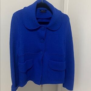 Saint James Cobalt Blue Wool Blazer